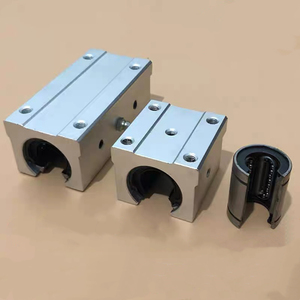 Bộ trượt bi ray dẫn hướng tuyến tính SBR16 SBR16GA, máy công cụ CNC, lồng bằng nhôm thép, bạc đạn tuyến tính cho trục tròn 16mm - Product Image 3