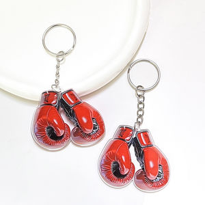 ถุงมือมวยพวงกุญแจอะคริลิคจี้อะนิเมะพวงกุญแจอะนิเมะของขวัญกระเป๋าพวงกุญแจรถจี้ - Product Image 4