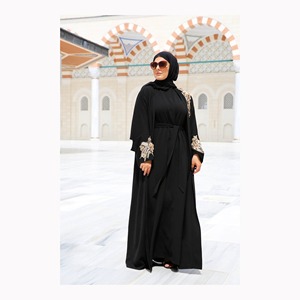 Sudaderas con capucha Jilbab islámica modesta ropa deportes Abaya vestidos mujeres musulmanas vestidos Ramadán Abaya ropa islámica con Undercap - Product Image 2