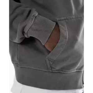 Boxy Custom Cropped <b>Zip</b> <b>up</b> <b>Hoodie</b> Blank <b>Full</b> <b>Zip</b> <b>up</b> <b>Hoodie</b> Oversize 500 400gsm Zipper Hoodies Cotton Heavyweight 2025 - Product Image 3