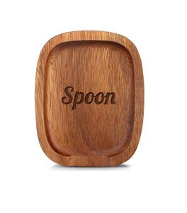 Porte-cuillère en bois d'acacia fait à la main support de cuisine pour cuisinière spatule reste ustensile de cuisine reste cuillère à café meilleur - Product Image 1