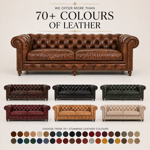 Canapé Chesterfield vintage en cuir véritable marron, deux places, fait main, style mid-century moderne, luxe, mousse, salon, hôtel, villa, Mango - Product Image 6