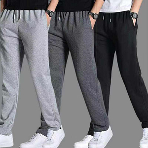 2024 été léger décontracté coupe régulière hommes toile Joggers pantalons de survêtement vêtements de sport tricot pantalon jambe large - Product Image 2