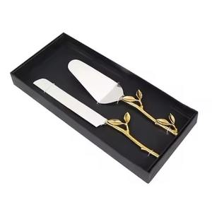 Couverts Couverts En Acier Inoxydable Gâteau Serveur Cuillère Ensembles Couteau Ensemble Désert Couverts Serveur Table Accessoires - Product Image 4