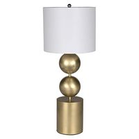 Lampe de table moderne et élégante en métal avec finition antique, belle abat-jour en papier, veilleuse LED pour décoration intérieure, nouvelle salle de lecture électrique
