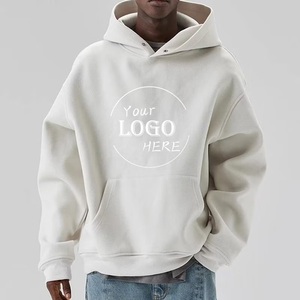 Ventes en gros de sweats à capuche pour hommes en molleton de coton biologique 100% personnalisé de haute qualité, à épaules tombantes, style streetwear, lourd - Product Image 4