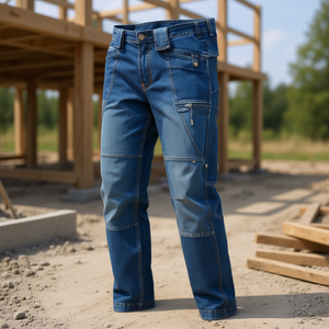 TERRAX Denim <b>Work</b> Trousers Size 50 <b>Jeans</b> Product Category Promotional T-Shirts - Product Image 3