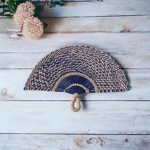 Ensemble de ventilateurs muraux décoratifs en bambou et rotin faits à la main, tissage naturel, décoration intérieure, vente en gros, fournisseur Vietnamien - Product Image 6