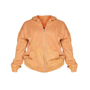 Ensemble de survêtements à capuche pour femmes avec logo de marque personnalisé survêtement à manches longues délavé à l'acide pour filles design respirant pour l'hiver 2026 - Product Image 6