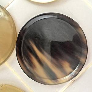 Posavasos de cuerno de búhos pulidos, forma cuadrada y redonda, hecho a mano, para restaurantes, esterillas y almohadillas - Product Image 4