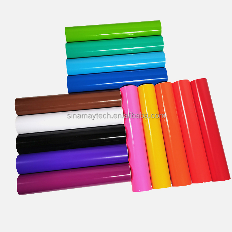 Shunaimei рекламная цветная виниловая глянцевая матовая цветная наклейка рулон самоклеящаяся виниловая наклейка для Cricut