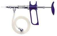 Seringue automatique en métal de la meilleure marque, durable, en laiton chromé, avec raccord Luer Lock, 1ml-5ml-10ml, pour usage vétérinaire (vente en gros)