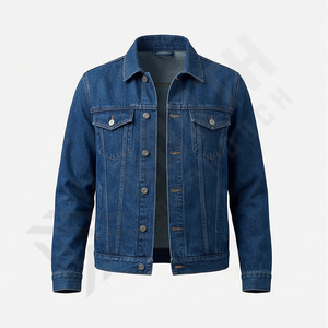Veste en jean vert olive sur mesure pour homme 2025, tissu respirant de haute qualité, style boutonné, vêtement d'extérieur à séchage rapide pour homme - Product Image 1