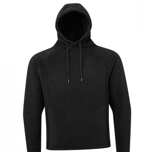 Black Fleece Pullover <b>Hoodie</b> Unisex Warm Winter <b>Soft</b> Fabric Streetwear Custom Logo Printing Casual Wear Hoodies For Mens In Sale - Product Image 5