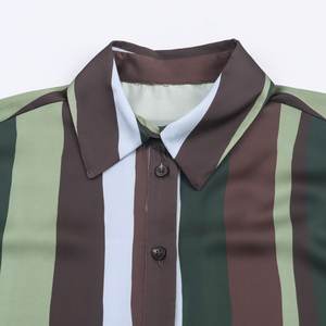 TAOP&ZA 2025 Autumn New Women's <b>Clothing</b> <b>European</b> and American Fashionable and Versatile Everyday Elegant Striped Shirt 9624286 - Product Image 3