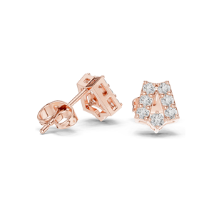 Boucles d'oreilles en diamant de laboratoire 0,37 CT, lettre A, clarté VVS-VS EF, or 18 carats, 14 carats, 10 carats et argent 925, or rose, or jaune, or blanc - Product Image 4