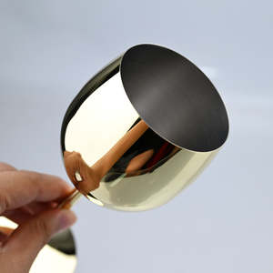 Verre à vin en acier inoxydable incassable de 360 ml |   Gobelet à vin élégant et réutilisable à double paroi, respectueux de l'environnement, pour la maison - Product Image 5