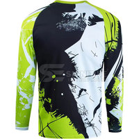 Maillot de motocross respirant été/hiver, imprimé sur mesure, style course moderne pour la route, l'entraînement quotidien sur piste, les pilotes professionnels