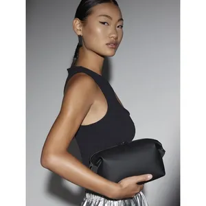 Estuche Ecológico de PU Mate para Lápices y Dispositivos, Bolsa para Accesorios de Estilo Moderno - Product Image 2