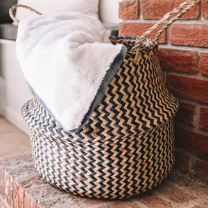 Panier de rangement durable en jonc de mer de taille personnalisée Artisanat en fibres naturelles du Vietnam Fabricant créatif et fait à la main - Product Image 3