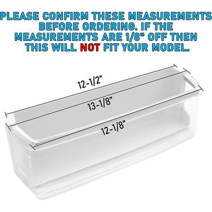 Étagère de porte gauche en plastique neuve Lifetime Appliance AAP73252302 pour réfrigérateurs LG, Kenmore, Sears à usage domestique - Product Image 2