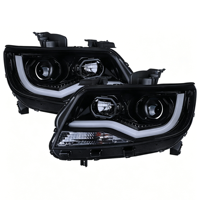 Projecteurs de phares fumés pour Chevrolet Colorado 2015-2022, tube LED, gauche et droite, 15-20