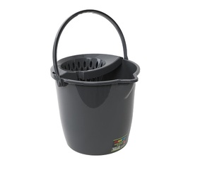 Turkiye-made FANATIK High Quality 12L PE Plastic Eco-Friendly Cleaning <b>Mop</b> Bucket Comfort <b>Handle</b> Collapsible Design for Floor - Product Image 2