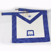 Tablier maçonnique en toile brodée de dentelle, haute qualité, couleur personnalisée, logo sur mesure à coudre – Meilleures ventes à prix réduit