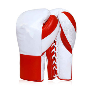 Guantes de Boxeo de Cuero OEM de Alto Rendimiento, Transpirables, con Logotipo Personalizado y Ajuste Seguro - Product Image 1