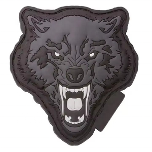 Nouveaux patchs ronds en PVC gaufré 3D, logo cousu, vente en gros, couleur unie, durable, faible MOQ, couleur personnalisée, utilisation sur les vêtements en denim - Product Image 1