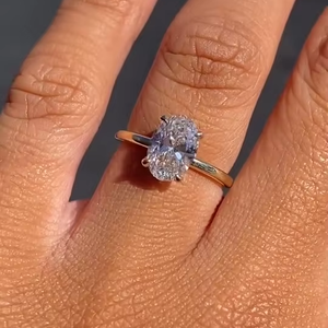 Aniva International, Diamante Cultivado en Laboratorio con Certificado IGI, Corte Ovalado de 1CT 2CT 5CT, Color D, CVD, Excelente Calidad para Anillos - Product Image 5