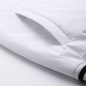 Blouson universitaire surdimensionné pour homme, style streetwear, personnalisé OEM, en polaire imperméable à séchage rapide, col montant, 100 % laine, idéal pour l'hiver - Product Image 5