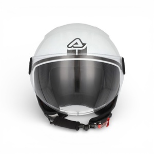 Casco de Motocicleta Acerbis Brezza Demi-Jet Homologado ECE 22-06 con Cierre de Liberación Rápida, Visera Doble, Forro de Espuma y Carcasa de PC - Product Image 3
