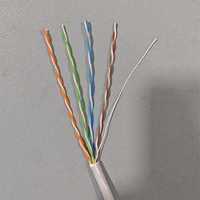 Kabel LAN Cat5e WEIHUI Harga Pabrik, Konduktor BC 24AWG, 1000ft dalam Kotak, Kabel Jaringan Tanpa Pelindung, Pesanan Grosir