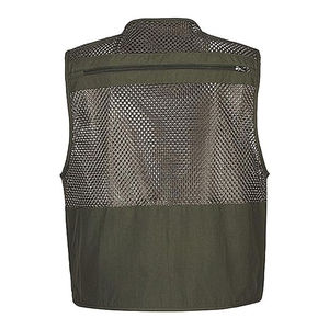 Venta al por mayor al aire libre de moda de los hombres chaleco táctico personalizado transpirable de alta calidad de color personalizado cómodo tela ligera - Product Image 2