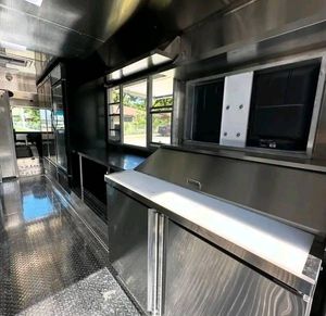 รถขายอาหารพร้อมรถเข็นขายอาหารบาบีคิวแบบเคลื่อนที่ได้รถขายอาหารในครัว - Product Image 4