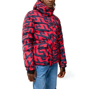 Suministro directo de fábrica Chaqueta acolchada de impresión totalmente personalizada Chaqueta acolchada de tendencia superior en color sólido - Product Image 3