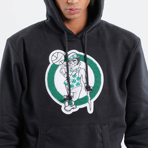 Sweat à capuche en molleton 100 % coton avec logo personnalisé, coupe classique pour homme, avec poche sur la manche, style streetwear hiver, vente en gros - Product Image 5