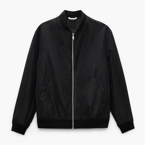 Chaqueta Bomber de invierno personalizada para hombre-Nuevo diseño Logotipo frontal Secado rápido y a prueba de viento Estilo de calle Espesor estándar - Product Image 1