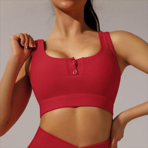 Nouvel ensemble de yoga pour femmes, haut à manches courtes et leggings taille haute, pour la salle de sport, ensemble de 2 pièces, haut à col rond et pantalon de yoga - Product Image 1