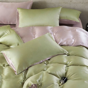 Taie d'oreiller en soie de mûrier de haute qualité, <span class=keywords><strong>fermeture</strong></span> à rabat, hypoallergénique, pour un sommeil réparateur - Product Image 2