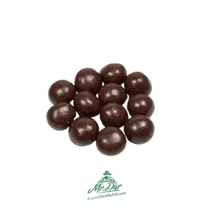 Superior quality roasted hazelnuts covered with special dark chocolate in 1 kg ten-pieces box for b2b sales