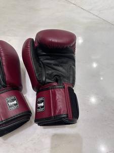 Gants de boxe jumeaux marron de haute qualité avec logo personnalisé Gants de boxe de combat économes en cuir véritable MS-BG-493 - Product Image 3