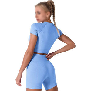 Sport Yoga Soutien-Gorge Gym Vêtements Active Wear Sport Soutien-Gorge Top Fitness Dos Nu Course Sans Couture Femmes Yoga Ensembles Courts - Product Image 2