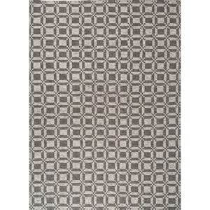 พรมขนสัตว์ทอมือลายเรขาคณิต Indusbar Ivory Flat Weaves ทำจากปอกระเจาและฝ้ายออร์แกนิค ขนาด 9x12 ฟุต รูปทรงสี่เหลี่ยมผืนผ้า สำหรับใช้ในบ้าน-Pdwl-676 - Product Image 1