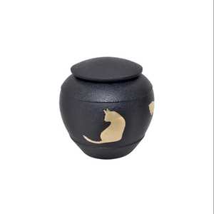 Venta caliente Urnas de cremación de aluminio para adultos Mascotas Hecho a mano Funeral Memorial Recuerdo India - Product Image 5