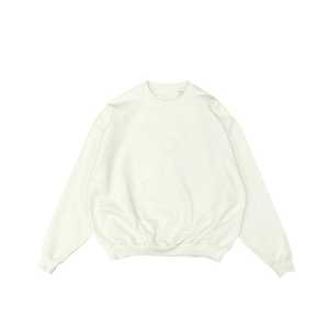 เสื้อสเวตเชิ้ตผู้ชายแบบสั่งทำพิเศษ ผ้าฝ้ายถัก 100% ทรงโอเวอร์ไซส์ ทรงบ็อกซี่ คอกลม แขนทรงแบทวิง ไหล่ตก ระบายอากาศได้ดี ผ้าเทอร์รี่ - Product Image 3