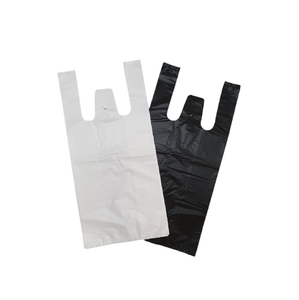 Sacs de courses personnalisables en forme de gilet avec fermeture éclair, en PEHD épaissi et recyclable, fabriqués au Vietnam pour les supermarchés - Product Image 6