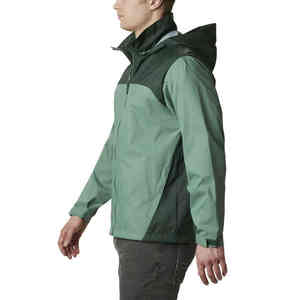 Customized <b>Lightweight</b> Men's Bomber <b>Jacket</b> Premium <b>Waterproof</b> Rain <b>Jacket</b> with Stand Collar - Product Image 4