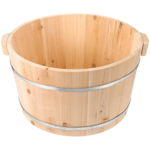 Bol de spa pour les pieds en bois d'acacia, seau pour les soins de la peau et le massage des pieds, produit au prix le plus bas - Product Image 1